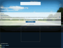 Tablet Screenshot of neuropsicofarmacologia.org